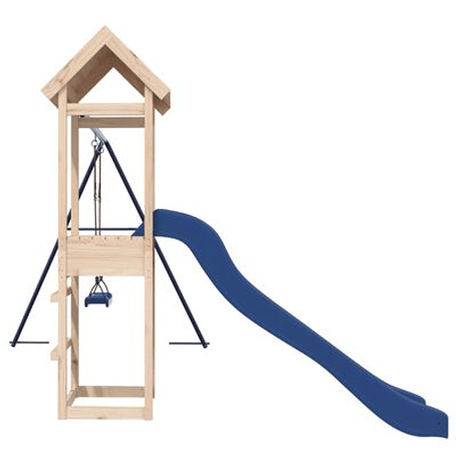 Solid pine wood outdoor playset