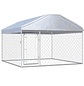 Outdoor kennel with roof 200x200x135 cm - thumbnail 1