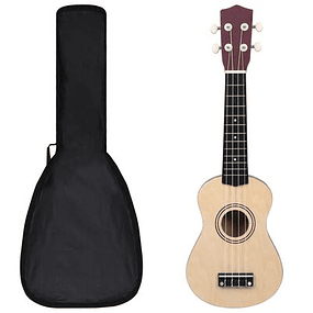 Conjunto ukulele soprano infantil com saco 23"