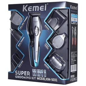 Kemei KM-5031 11 en 1 Juego de afeitado para cabello y barba