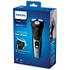 Philips Series 3000 S3133/51 - Barbeador Elétrico Preto/Azul