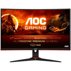 Monitor Gaming AOC C27G2ZE/BK 27” FHD 240Hz LED Preto