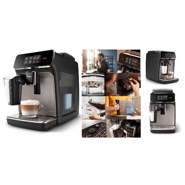 Philips EP2235/40 Cafetera Automática Espresso para 3 bebidas