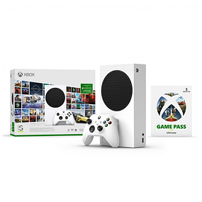 Xbox Series S 512GB White Console (Starter Bundle) + 3 Months of Game Pass Ultimate