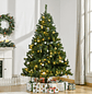 Árbol de Navidad Artificial 180cm con 782 Ramas 56 Piñas Hojas de PVC Base Plegable y Soporte Metálico Verde - Miniatura 1