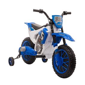 Moto Eléctrica para Niños Mayores de 3 Años Moto de Juguete Infantil 12V con 2 Ruedas de Equilibrio Velocidad Máxima 8km/h Arranque Suave 106,5x51,5x68cm