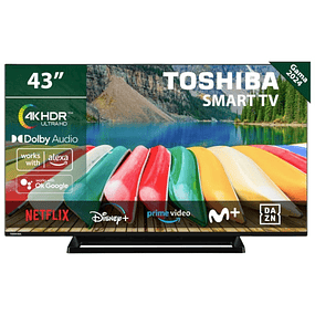 Toshiba 43UV3363DG 43" 4K Ultra HD Smart TV Preto