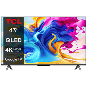 TCL 43C649 43" QLED 4K Ultra HD Smart TV WiFi Titanium