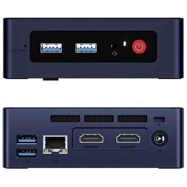 Beelink Mini S12 Pro Intel N100/16GB/500GB/M.2 PCIe X1 Azul - Mini PC