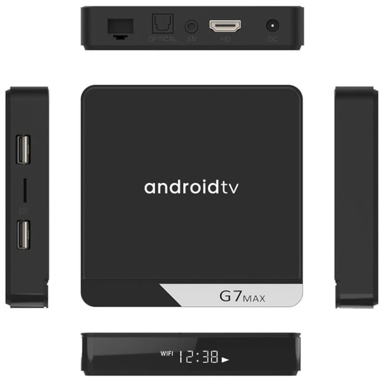 G7 Max S905X4 4GB/64GB Dual Wifi Controle de Voz Android 11 - Android TV 6