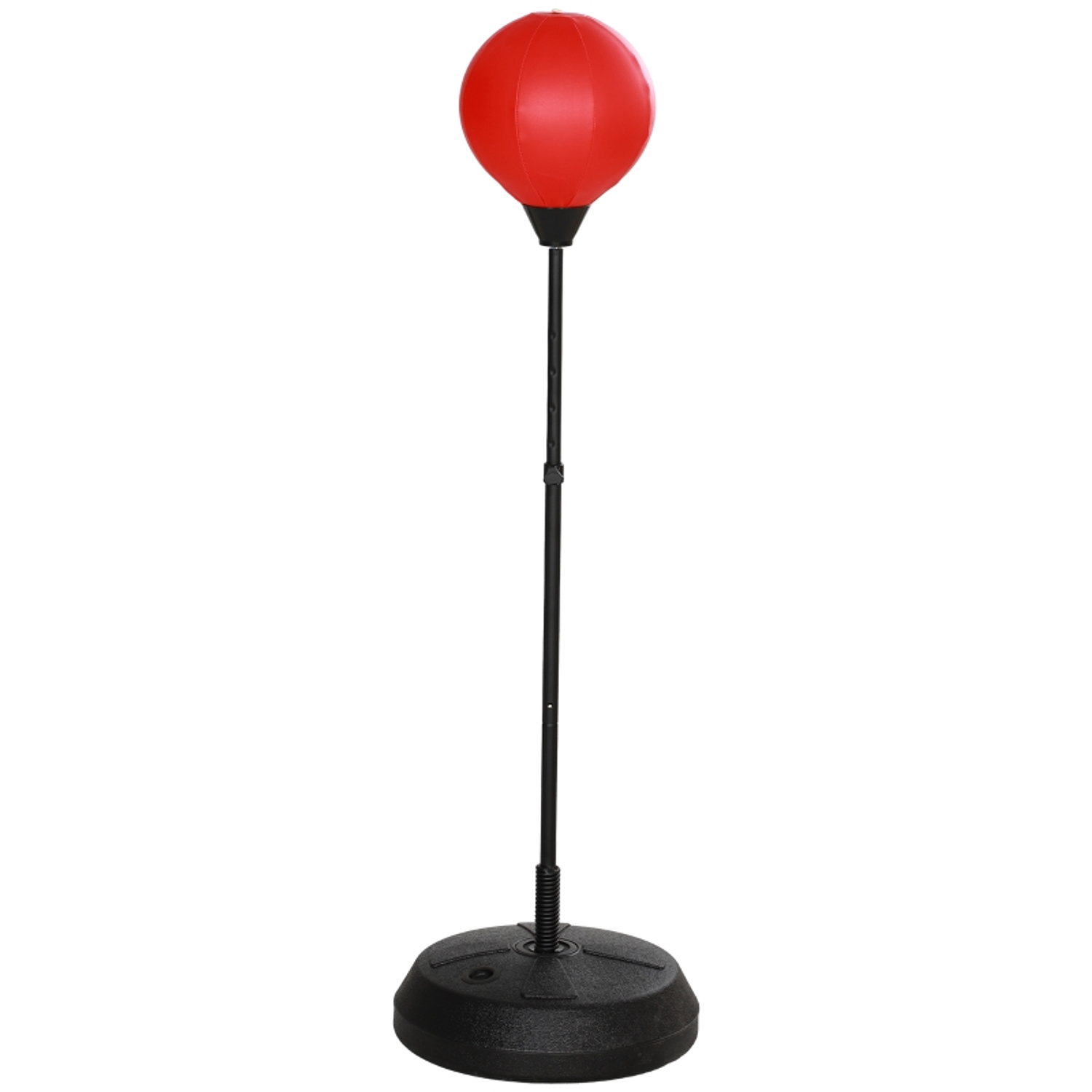 Punching Ball para Crianças Kit de Boxe para Crianças com Luvas de Boxe Altura Ajustável 122,5-147 cm e Base Preenchível Vermelho 2