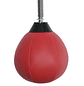  Punching Ball de Boxe Montado na Parede Altura Ajustável com Barra Giratória e Inflador 79x72x20cm Preto e Vermelho - Miniatura 11