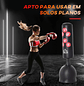 Saco de Boxe de Pé 165cm Sacos de Chão com Suporte para Preencher de Água ou Areia para Adultos e Crianças Preto - Thumbnail 10