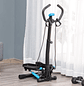 Máquina de Step Fitness com Guiador Ajustável em Altura Tela LCD Bandas Elásticas Pedais Antiderrapantes Equipamento de Exercício para Academia em Casa 55x53x118-128cm  - thumbnail 3