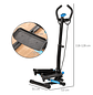 Máquina de Step Fitness com Guiador Ajustável em Altura Tela LCD Bandas Elásticas Pedais Antiderrapantes Equipamento de Exercício para Academia em Casa 55x53x118-128cm  - Thumbnail 7