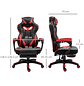 Cadeira de escritorio gaming ergonômica Altura Ajustável reclinável com apoio para pés  - Miniatura 4