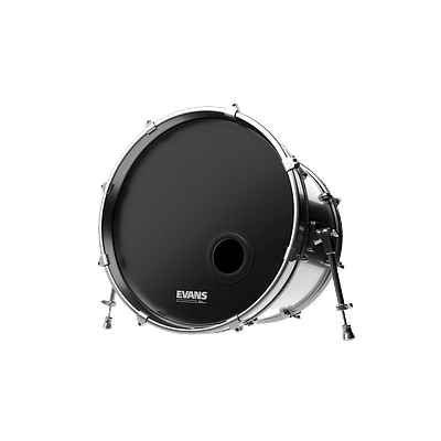 Parche Bombo Evans Emad Resonant Black 22”