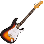 Guitarra Eléctrica Encore Modelo Stratocaster 3 Tone Sunburst
