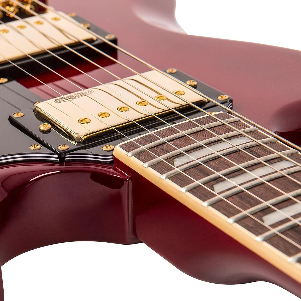 Guitarra Eléctrica Vintage VS6 Modelo SG - Cherry Red