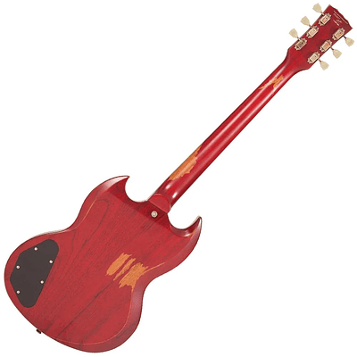 Guitarra Eléctrica Vintage VS6 ICON Desgastada - Cherry Red