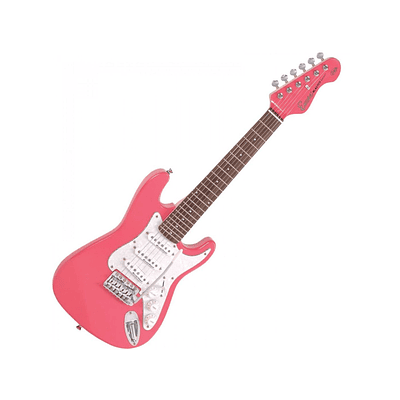 Guitarra Eléctrica Infantil Encore E375 - Gloss Pink
