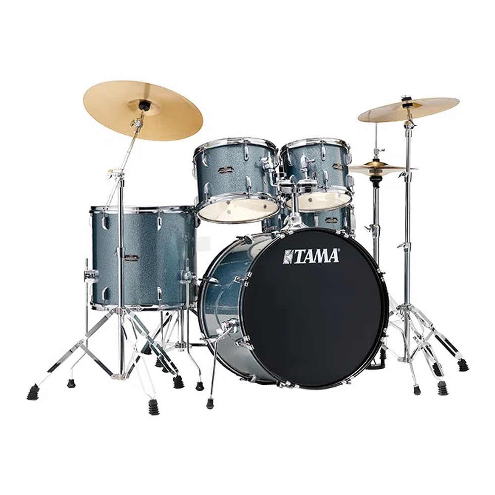 Batería Acústica Tama Stagestar 22" - Sea Blue Mist + Atriles + Platillos