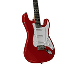 Pack Guitarra Eléctrica Freeman Full Rock Stratocaster - Red