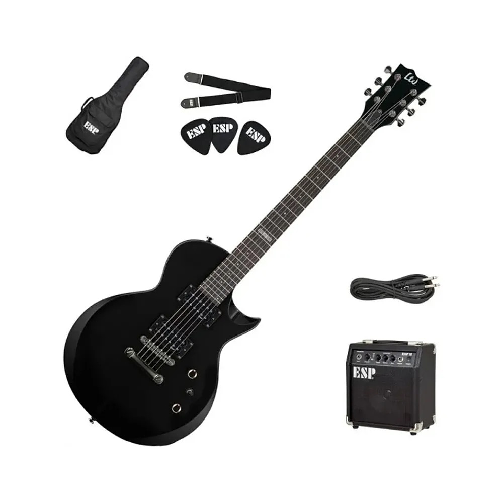 Pack Guitarra Eléctrica LTD EC-10 - Black