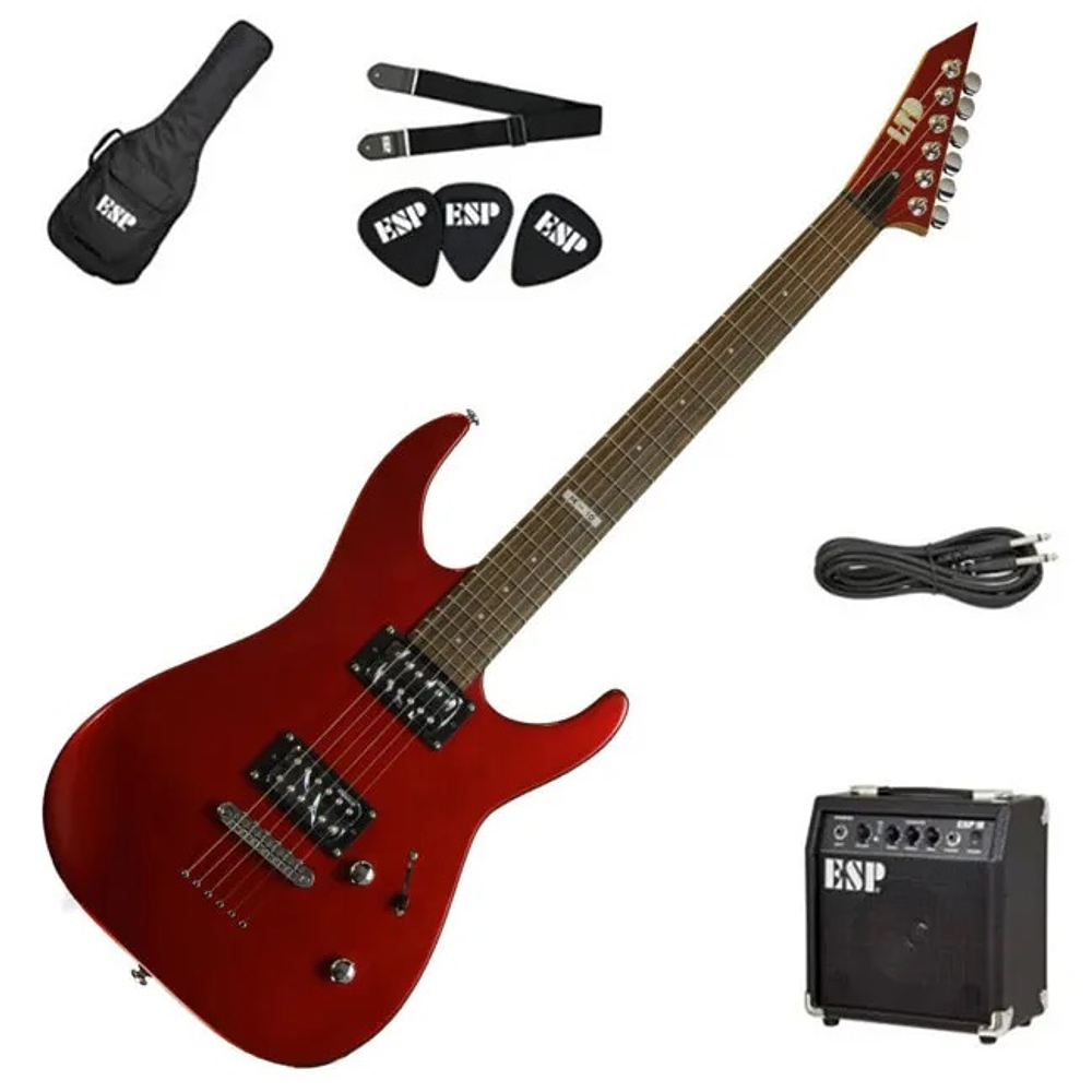 Pack Guitarra Eléctrica LTD M-10 - Red 