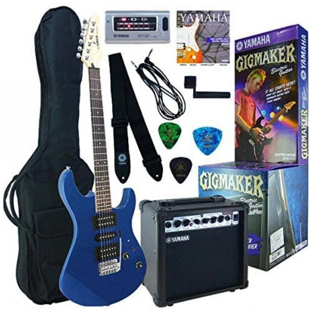 Pack Guitarra Eléctrica Yamaha ERG121GPII - Metallic Blue