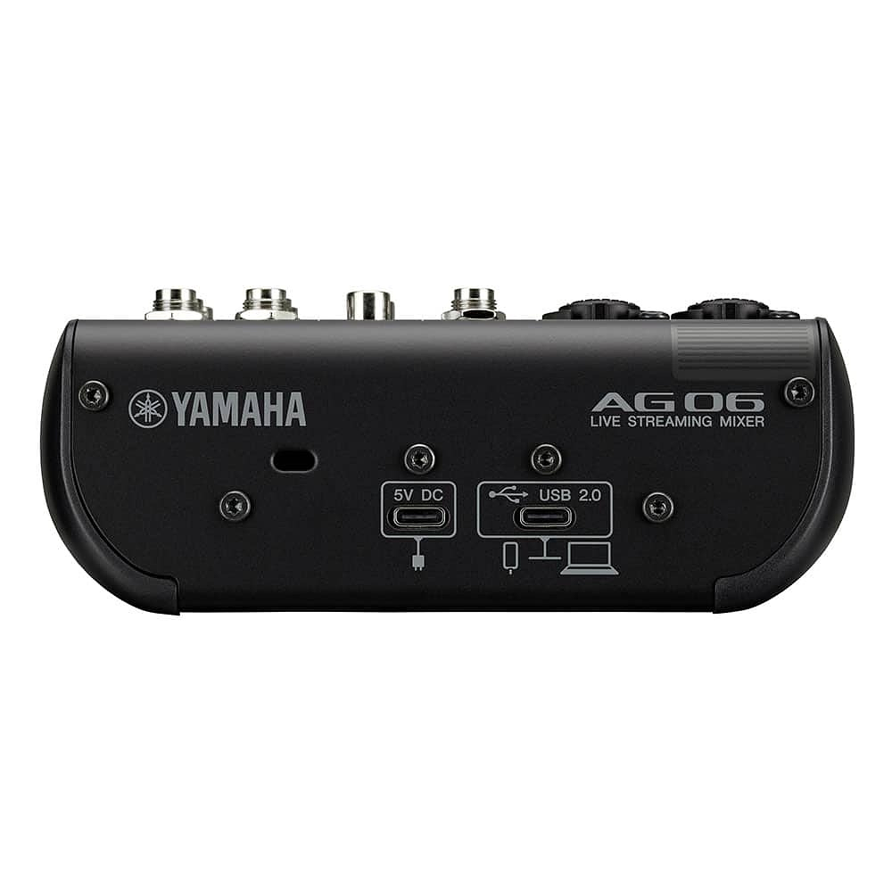 Mixer/Interface Live Streaming Yamaha AG06MK2 - Black