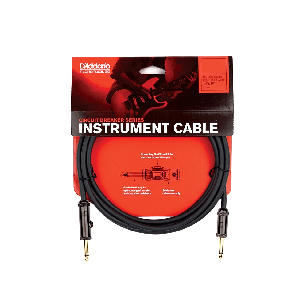 Cable Instrumento D'Addario Circuit Breaker Series 6 Metros