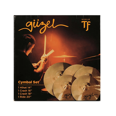 Set de Platillos Guzel TF-14H+16C+18C+20R