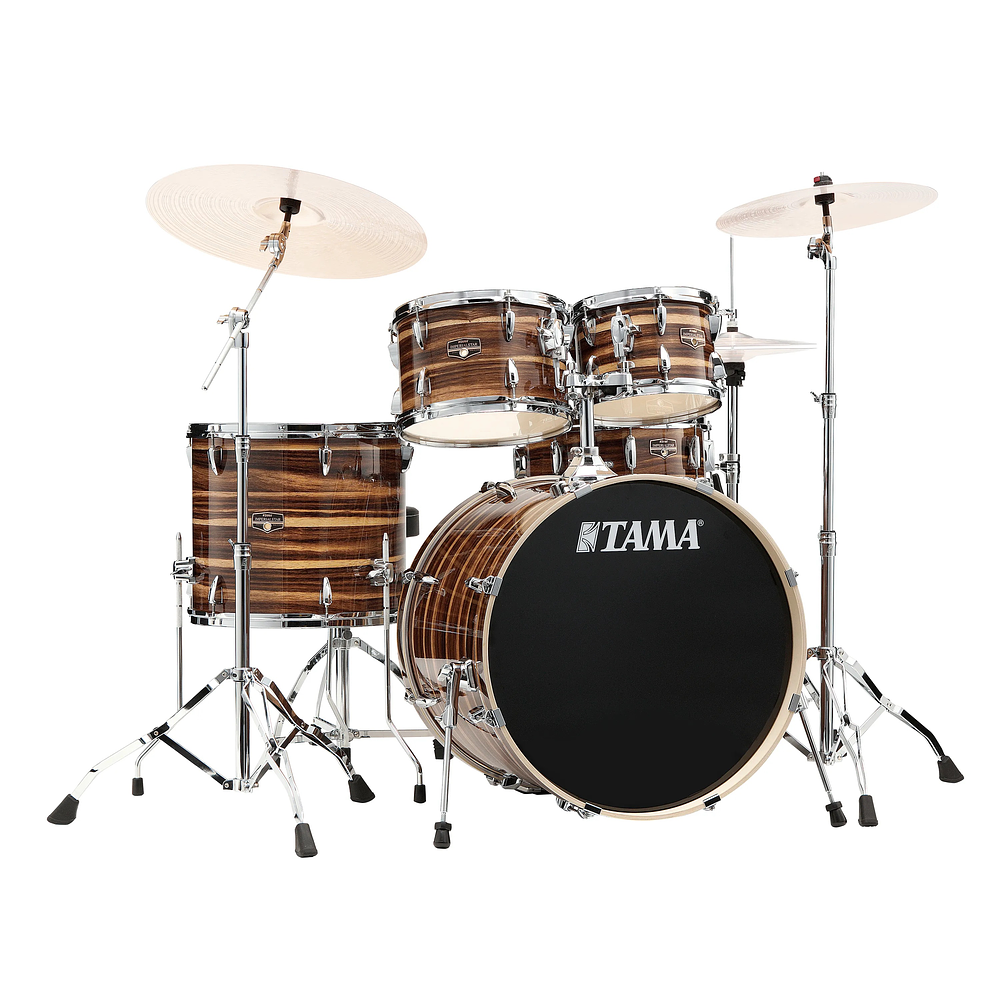 Batería Acústica Tama Imperialstar 20"- Coffee Teak Wrap + Atriles + Sillín