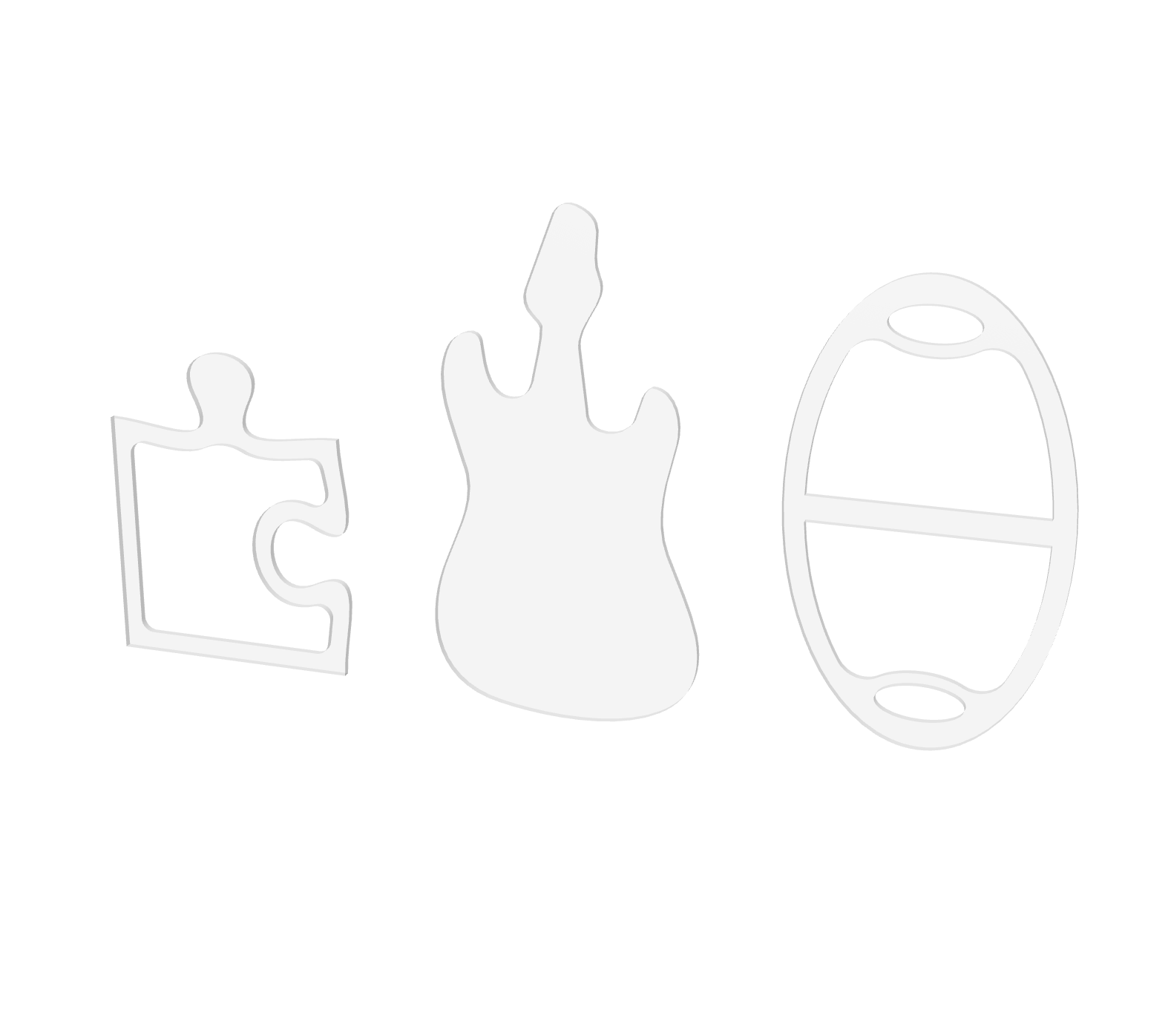 Set 4 tablas para cortar