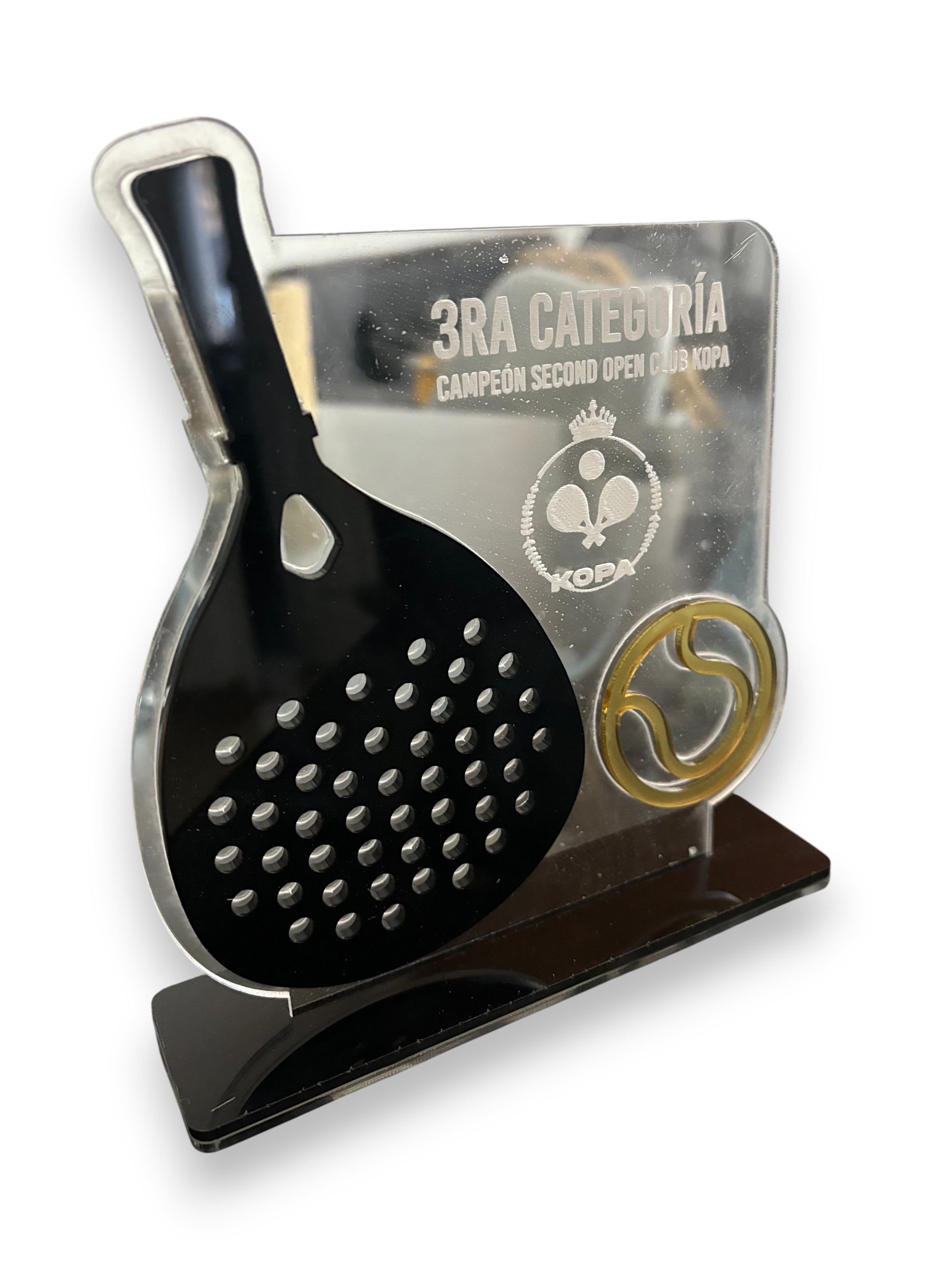Trofeo en acrílico