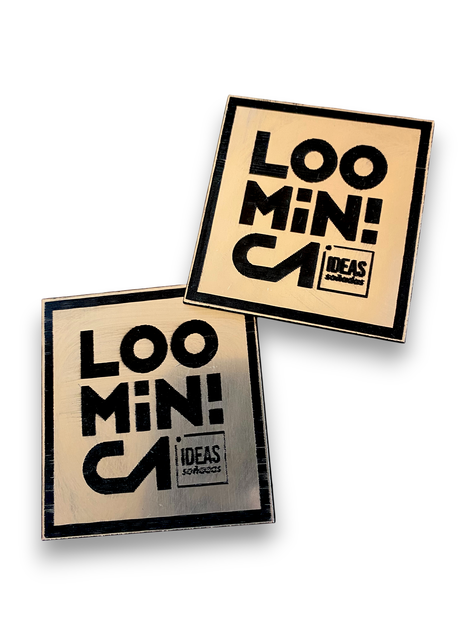 Placa logo lamicoid