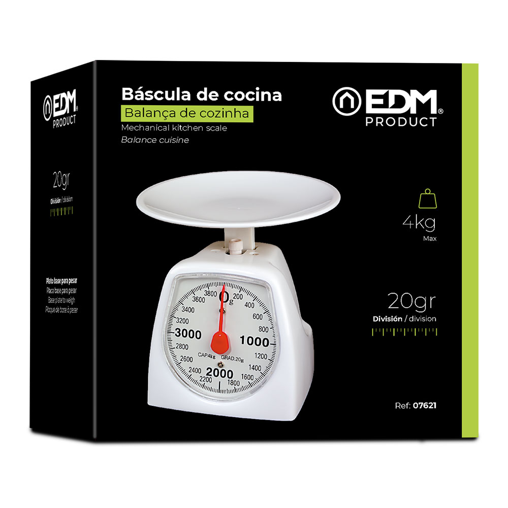 Balança Analógico De Cozinha MAX. 4kg EDM