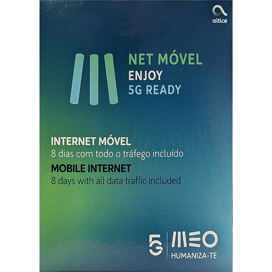 Cartão MEO Internet Móvel 8 dias