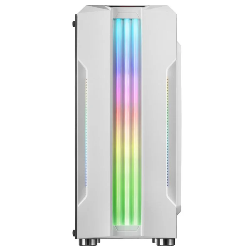 Caixa Mars Gaming Mck Vidro Temperado Rgb USB 3.0 Branca