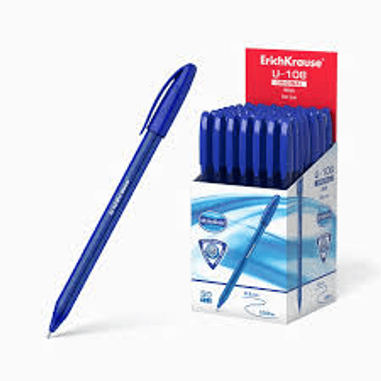 Esferográfica Azul U-108 STICK ERICHKRAUSE