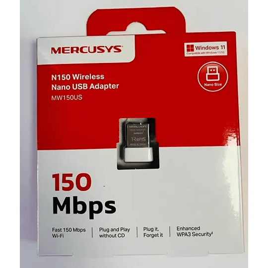 Mercusys 150MBPS N150 Wireless Nano USB Adapter