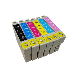 EPSON T0791 / T0792 / T0793 / T0794 / T0795 / T0796 Tinteiro Compatível