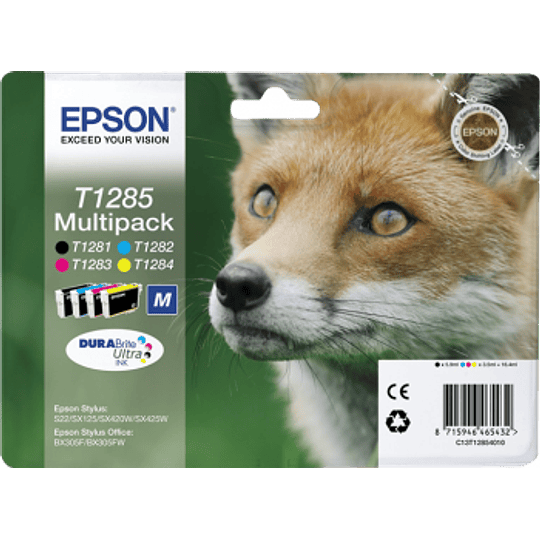 EPSON T1281 / T1282 / T1283 / T1284 Tinteiro Compatível 