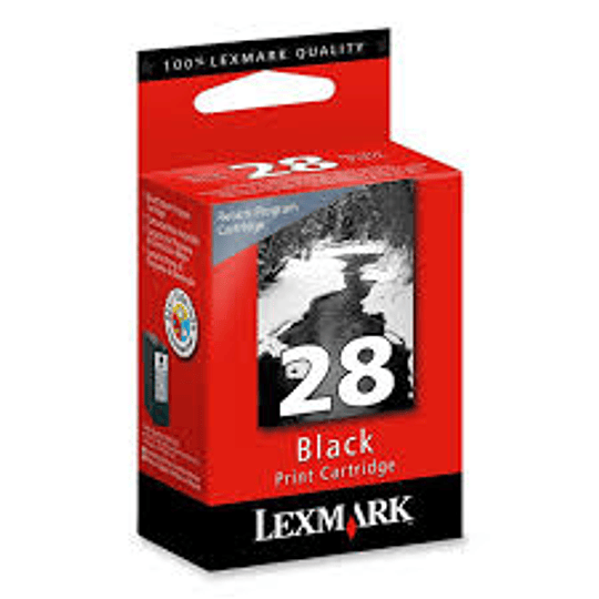 LEXMARK- 28 Preto TINTEIRO COMPATÍVEL 