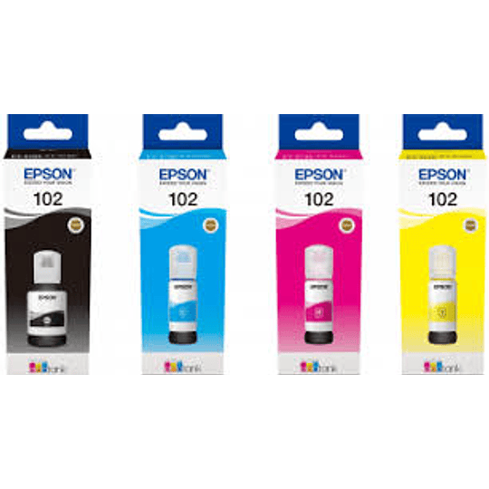 EPSON - 102 Garrafa Tinta Pigmentada Compatível 