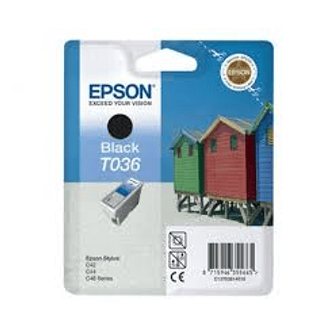 EPSON T036 Preto Tinteiro Compatível C13T03614010