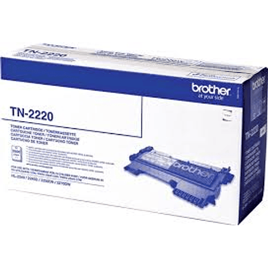 BROTHER TN2220 / TN2210 / TN2010 / TN450 Preto Toner Compatível