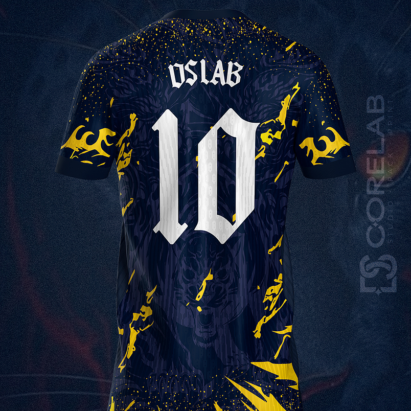 Pantera Predador da Quadra – Arte Vetor Design Esportivo para Camisas  3