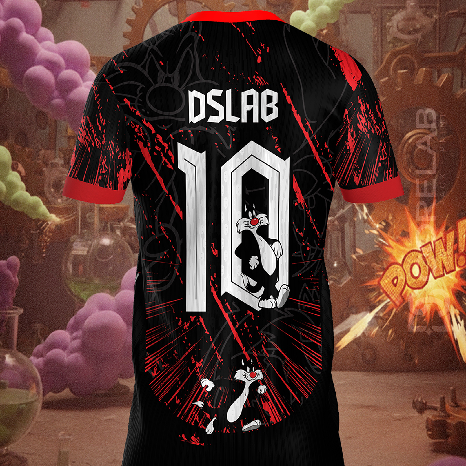 Arte Frajola Arquivo Vetorial Exclusivo para Sublimação e Camisas  3